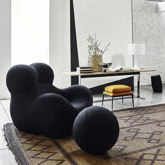 Cloud Armchair & Ottoman Set – Modern Designer Lounge Chair